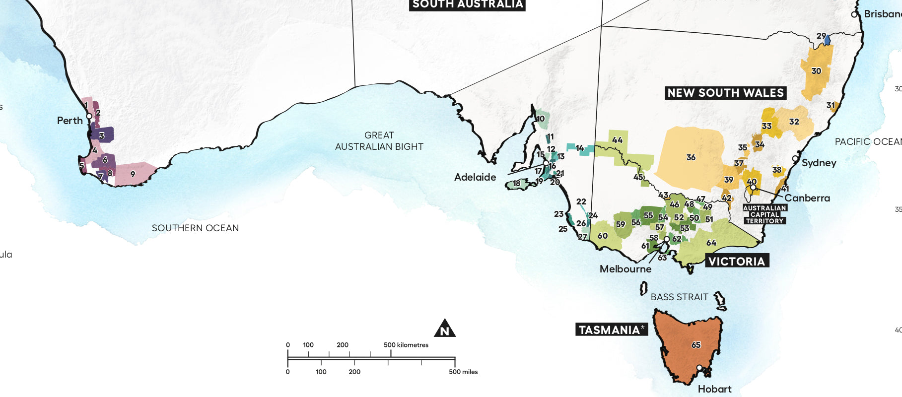 The Australian Wine Regions